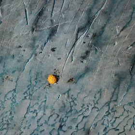 A sky full of scars - Rhône Glacier, Switzerland