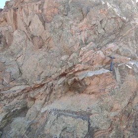 The outcrop of G3-granite