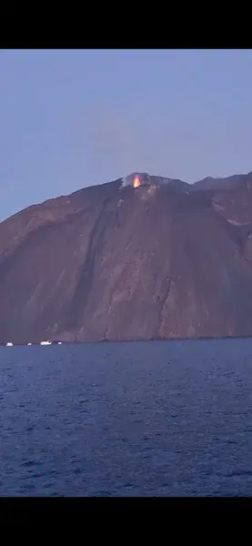 One of Stromboli's daily eruptions