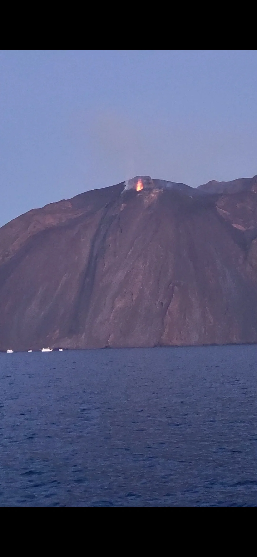 One of Stromboli's daily eruptions