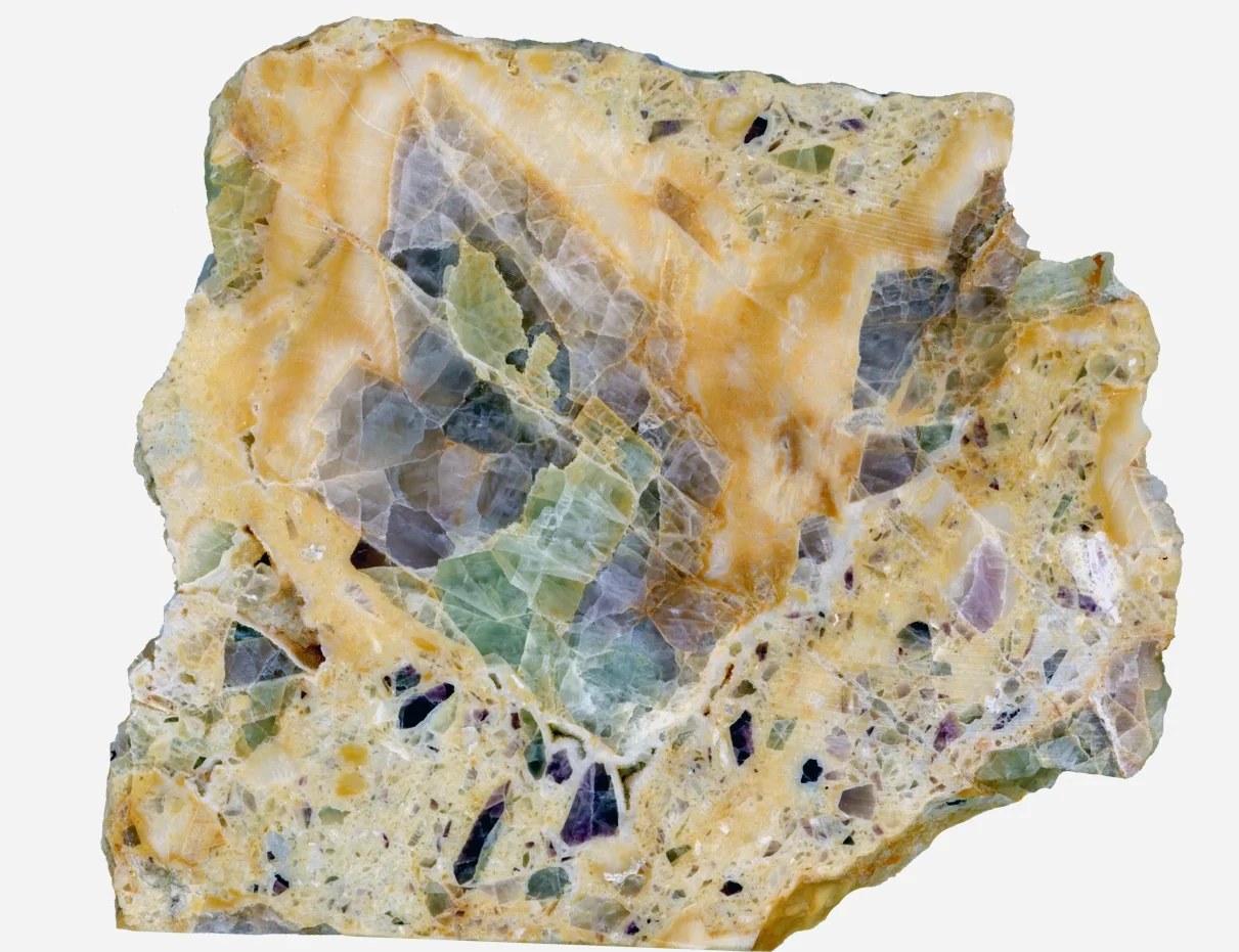Hydrothermal fluorite from la Barre former mine, France