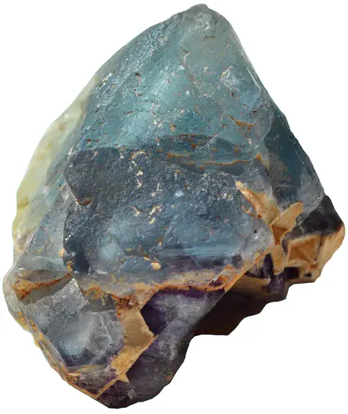 Fluorite octahedron from La Barre mine