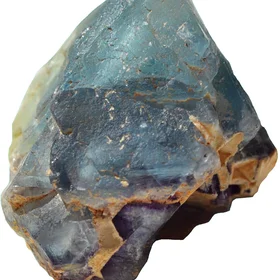 Fluorite octahedron from La Barre mine