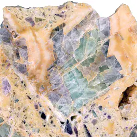 Hydrothermal fluorite from la Barre former mine, France