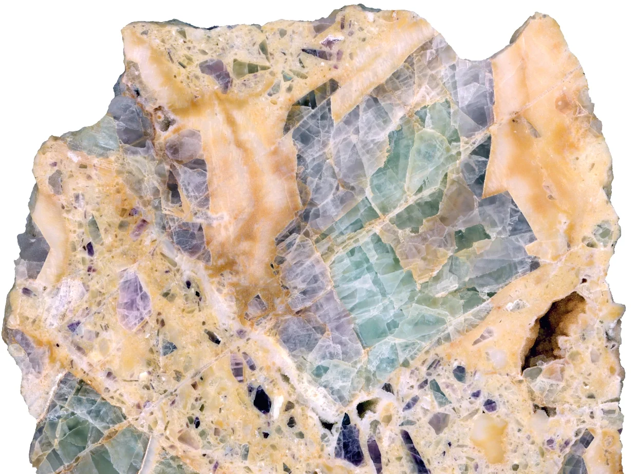 Hydrothermal fluorite from la Barre former mine, France