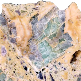 Hydrothermal fluorite from la Barre former mine, France