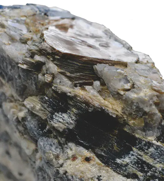 Layers of muscovite in a pegmatite vein