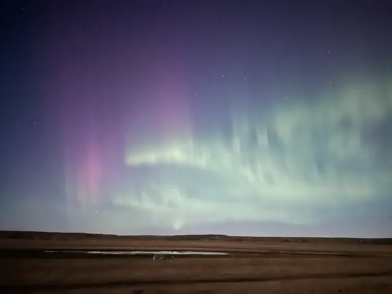 Aurora in Yakutsk, Sakha Republic, Russia