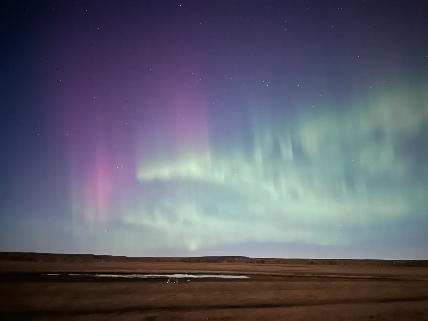 Aurora in Yakutsk, Sakha Republic, Russia