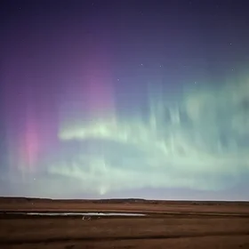 Aurora in Yakutsk, Sakha Republic, Russia