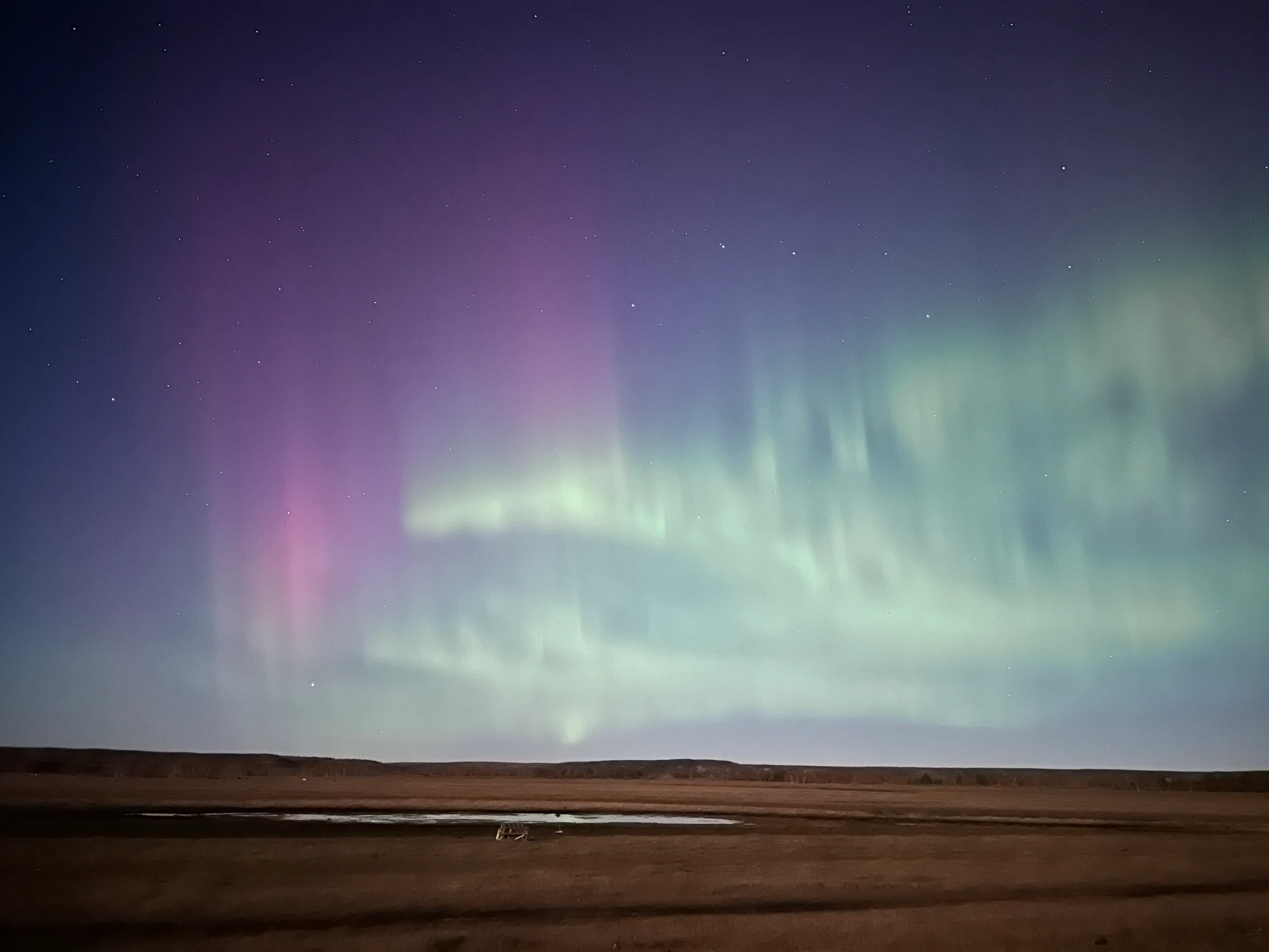 Aurora in Yakutsk, Sakha Republic, Russia