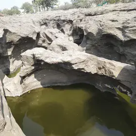 The potholes of the Kukadi River at Nighoj, Maharashtra