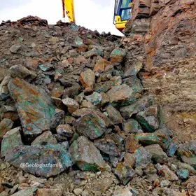 Cupper extraction from a local mine, Iran