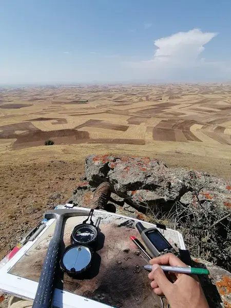 Geological maping at gold prospect, Iran