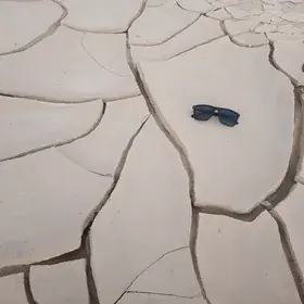 Mud Cracks Outcrop in Arid Area, Red Sea Coast, Egypt