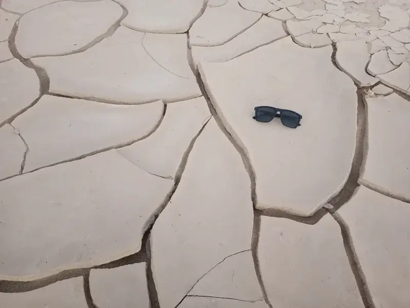 Mud Cracks Outcrop in Arid Area, Red Sea Coast, Egypt