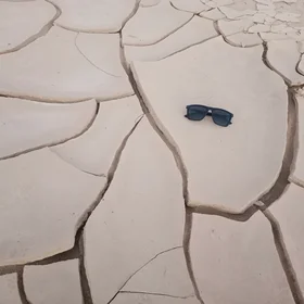 Mud Cracks Outcrop in Arid Area, Red Sea Coast, Egypt