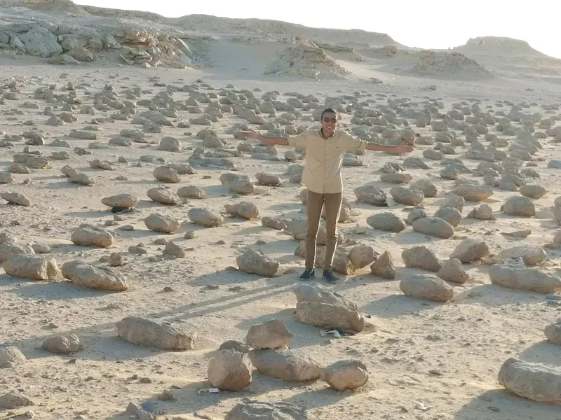 DESERT BOULDERS (due to weathering processes in the region)