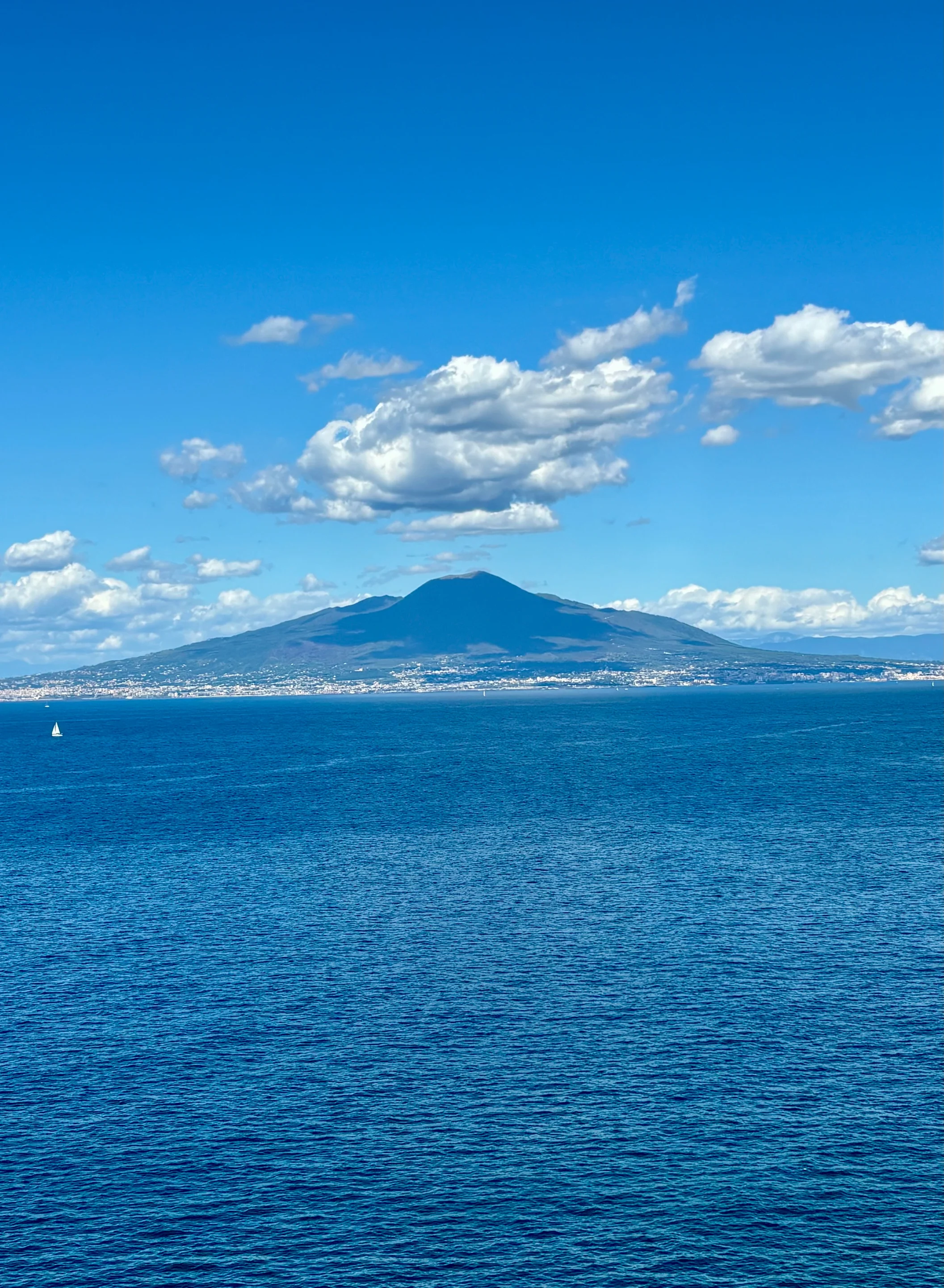 The Mediterranean and the Vesuvius