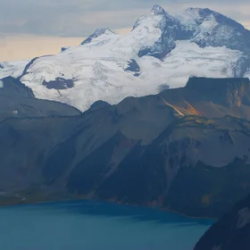 Volcanoes and glaciers