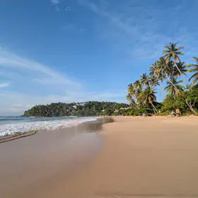 Sunny Morning in Sri Lanka Coastline