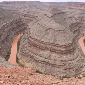 Geology meets meandering river