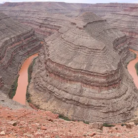 Geology meets meandering river
