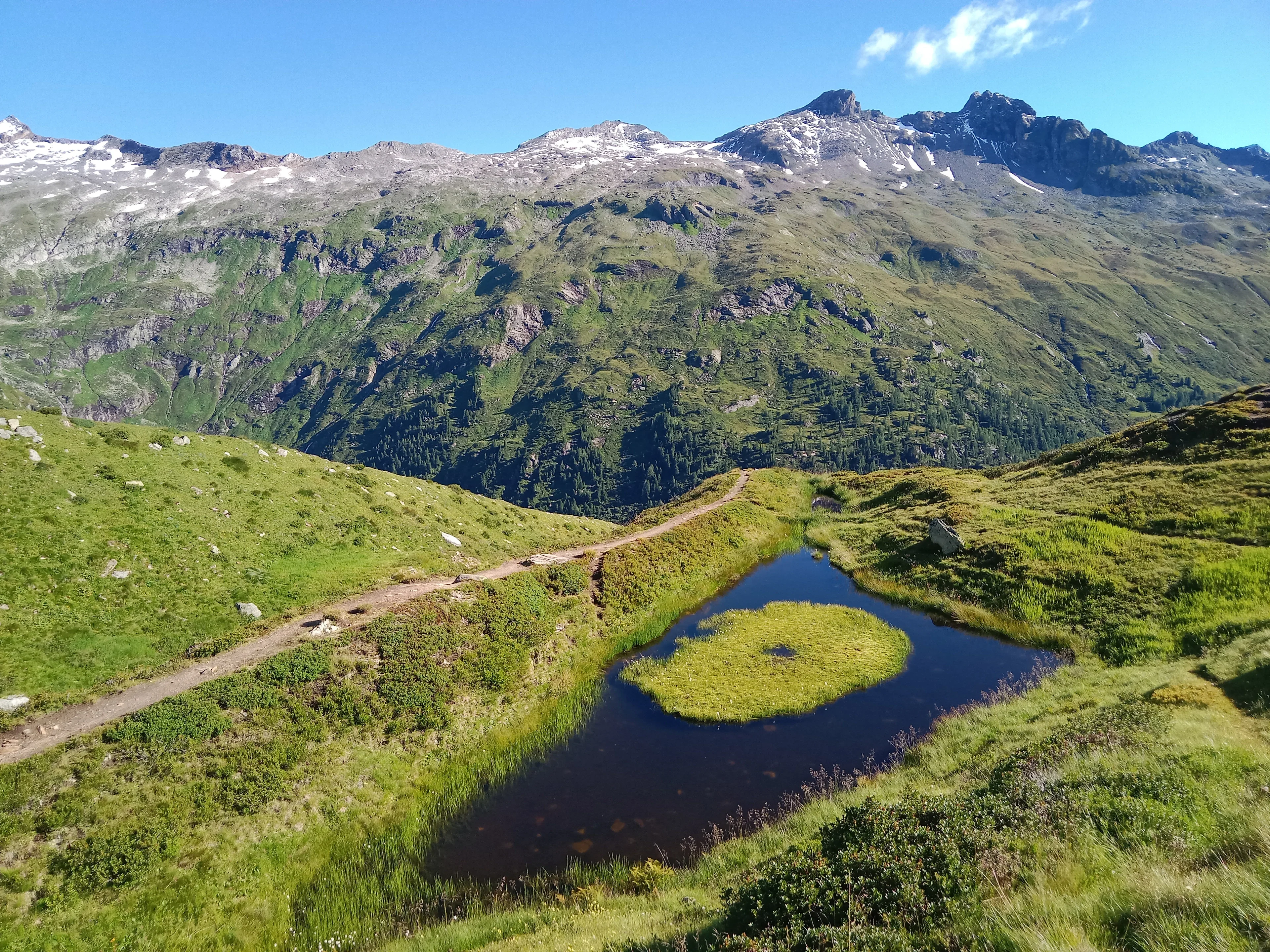 God's Eye in the heart of the Alps
