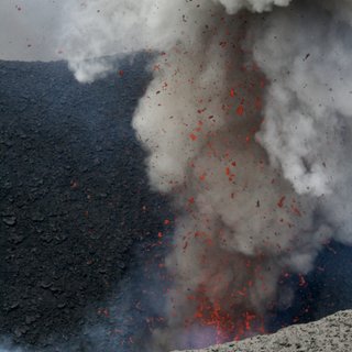 Volcanologist on the frontline