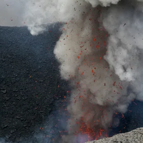 Volcanologist on the frontline