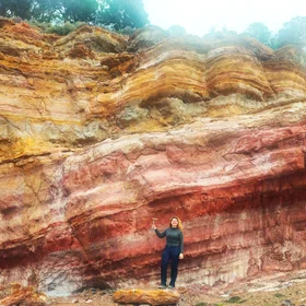 Result of Hydrothermal Alteration: Rainbow Rocks