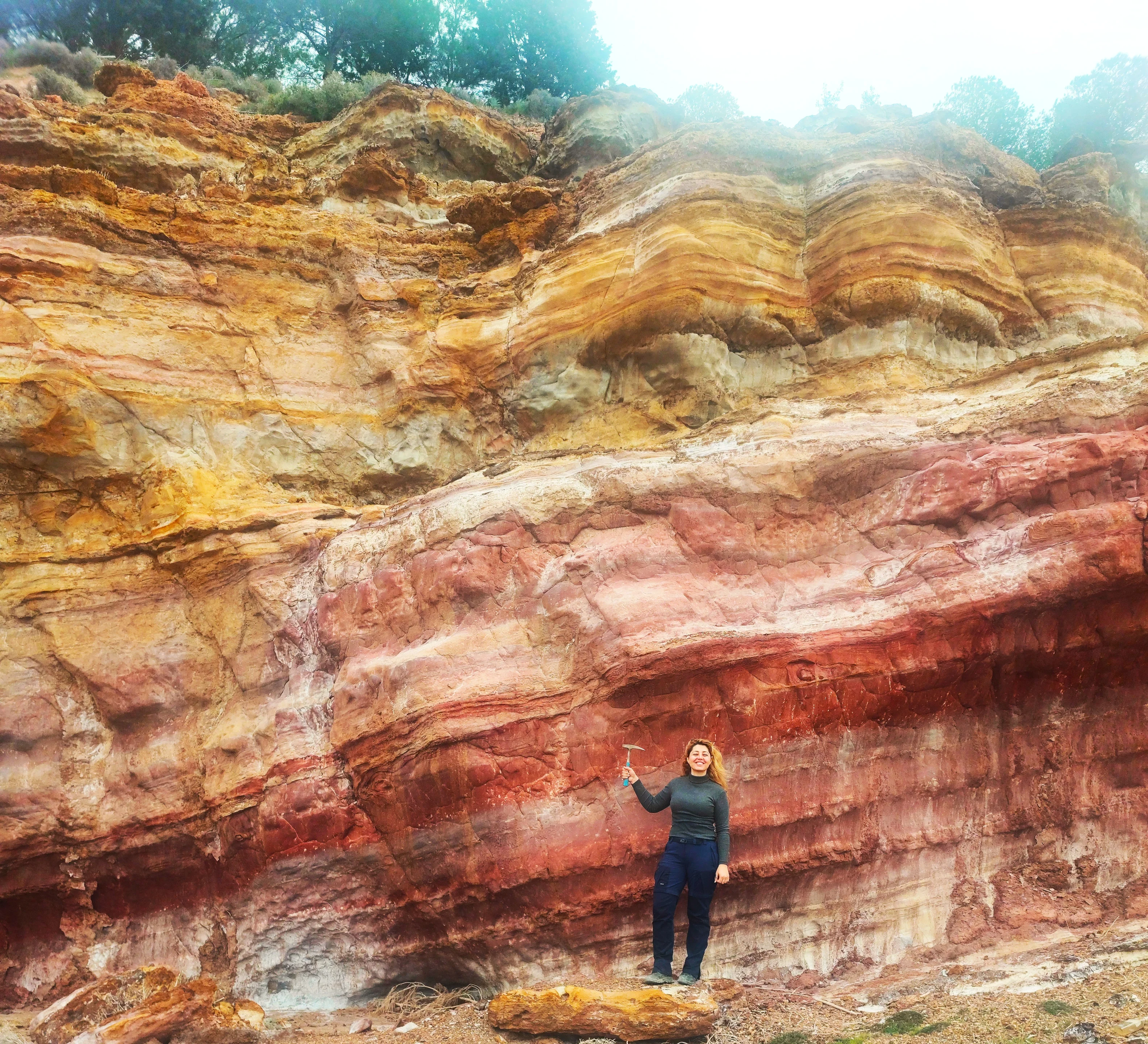 Result of Hydrothermal Alteration: Rainbow Rocks