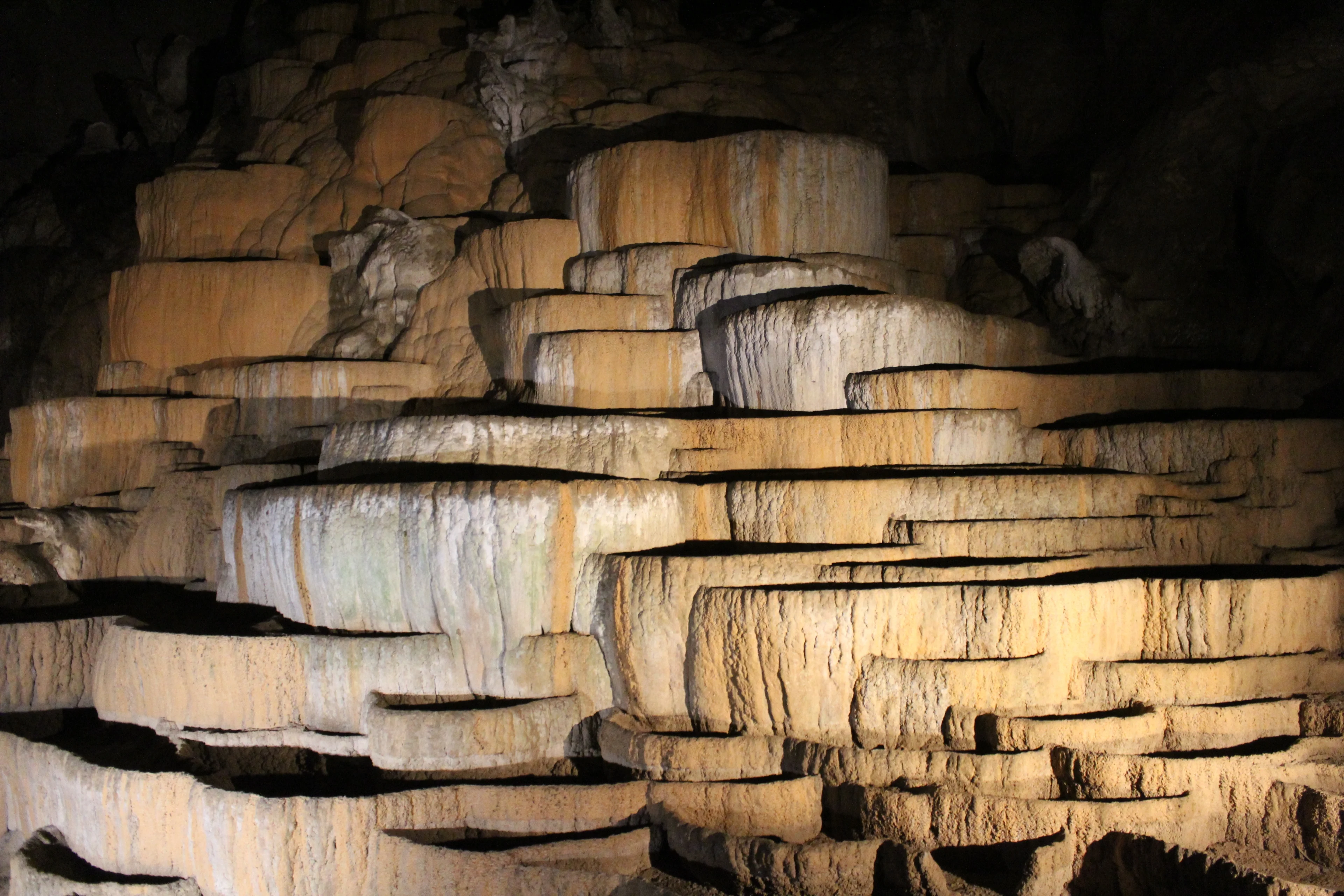 Travertine Terraces in the Škocjan caves