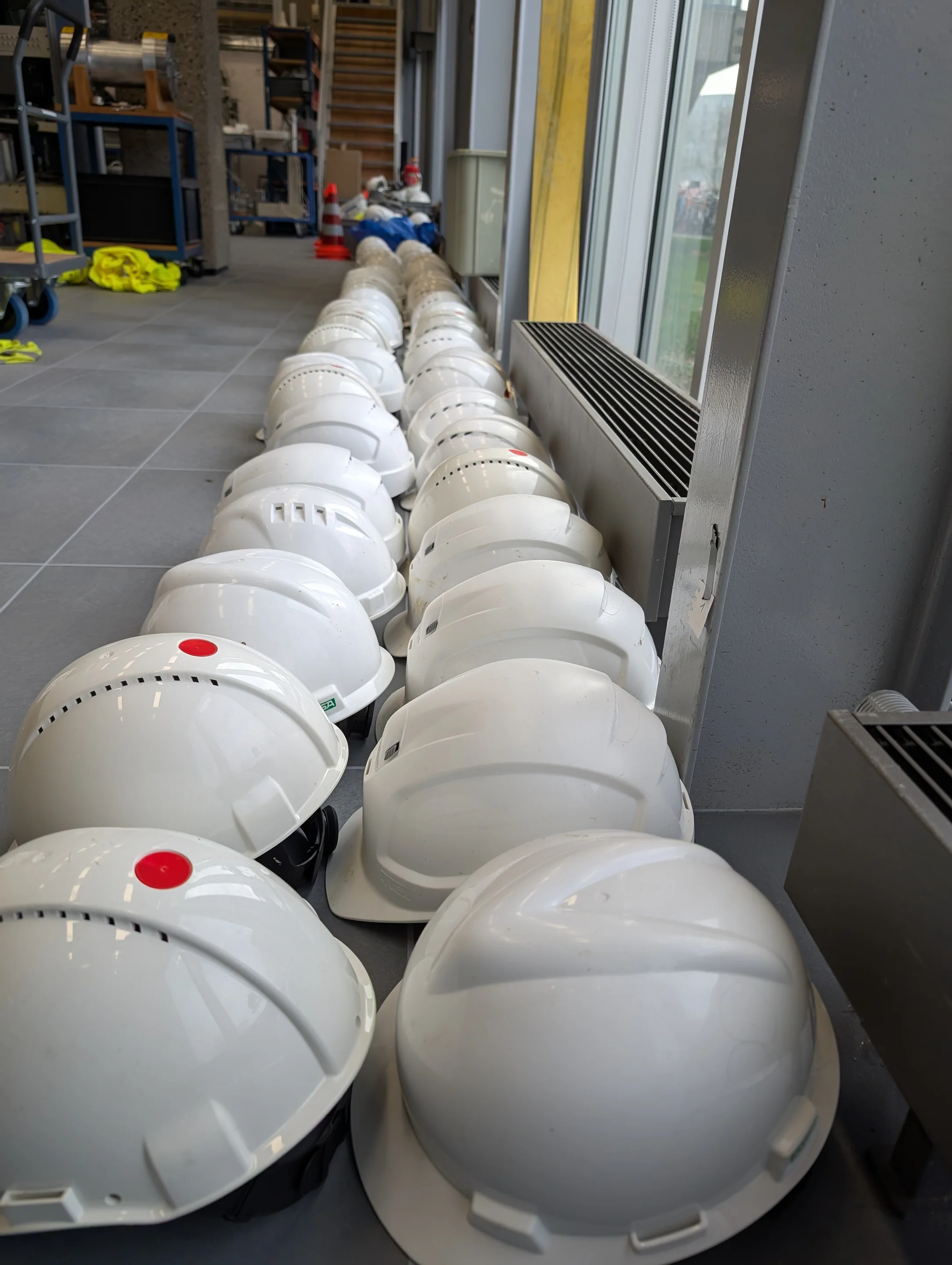 Lining up for duty: getting ready for the field!