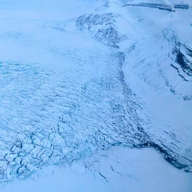 Glacier near Ny-Alesund, Svalbard