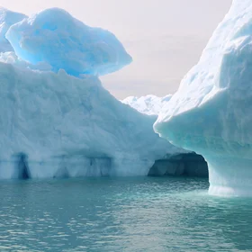 Dripping iceberg in Southern Greenland