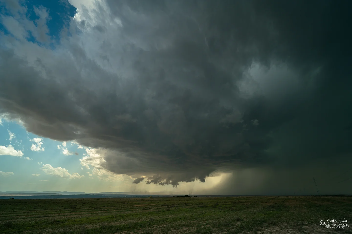 Destructive supercell in Spain