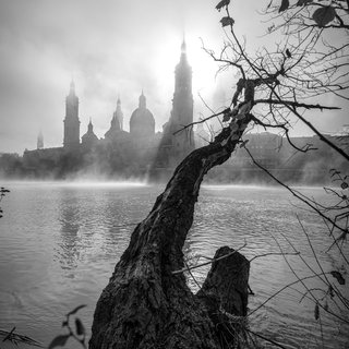 Radiation fog over the Ebro river