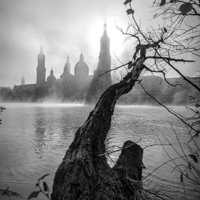 Radiation fog over the Ebro river