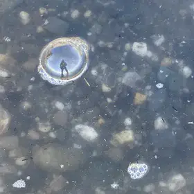Working in a air bubble