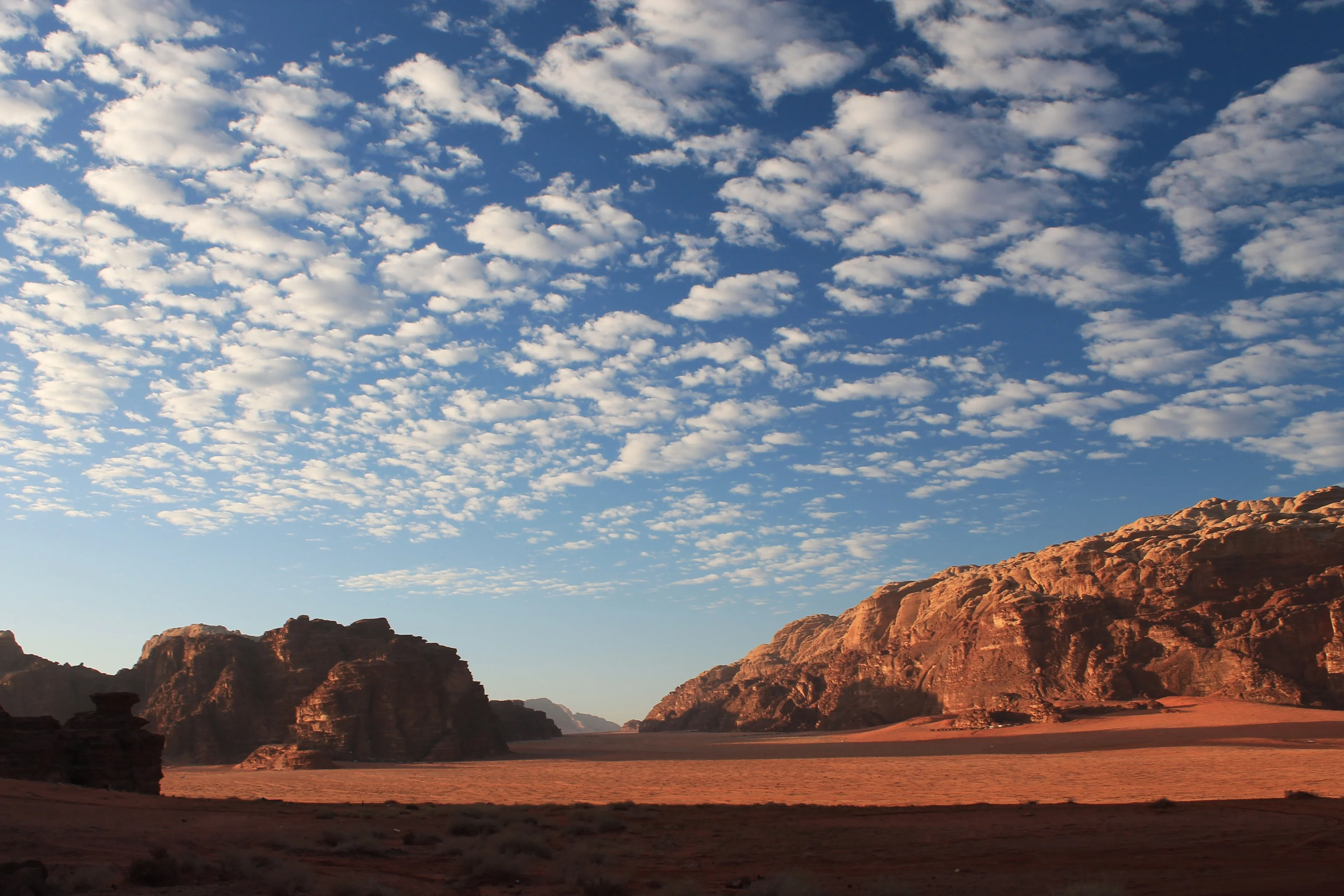 Sunrise in the desert