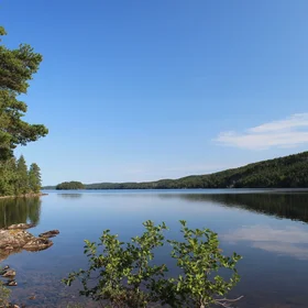 Calm and peaceful lake