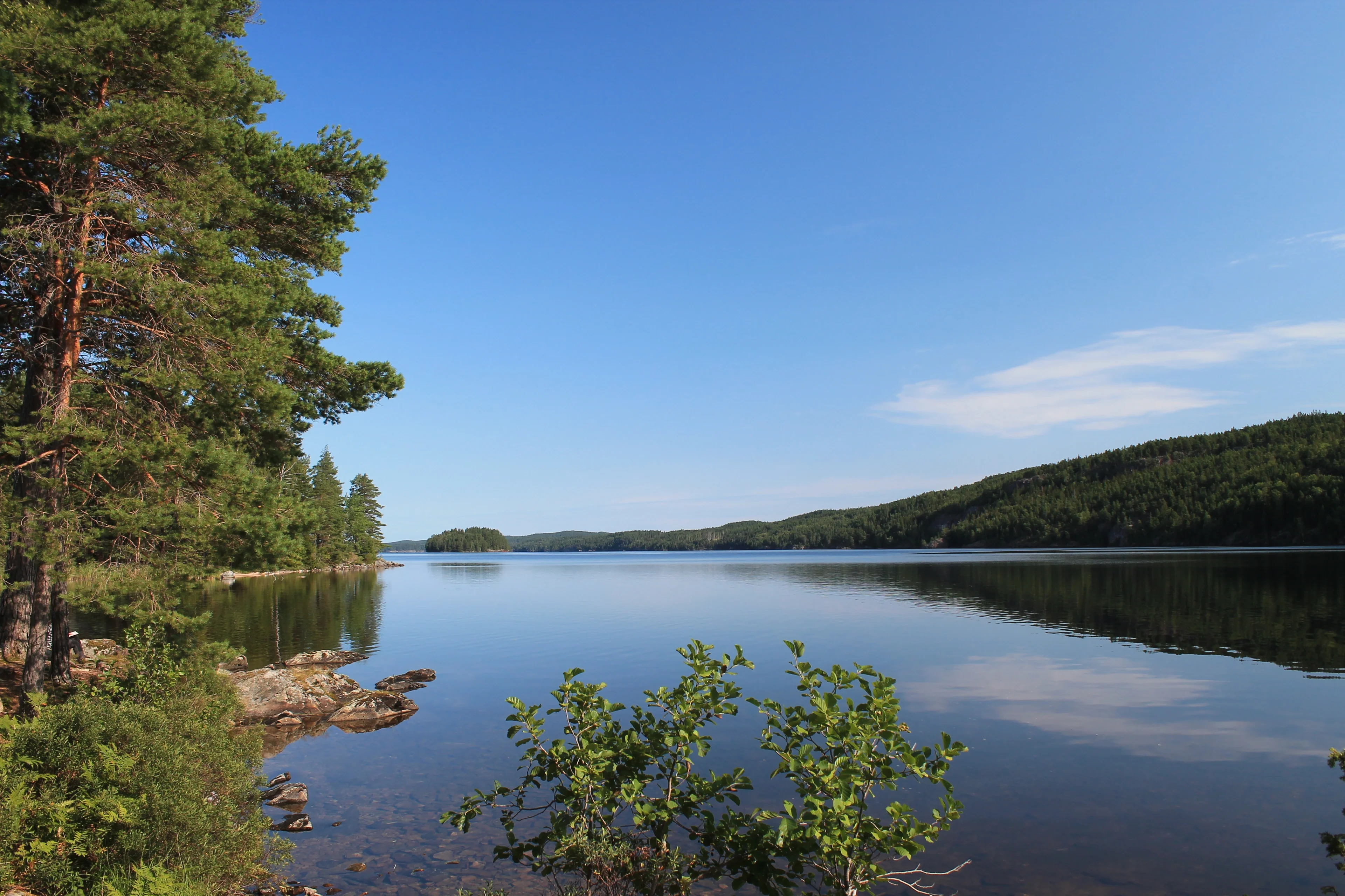 Calm and peaceful lake