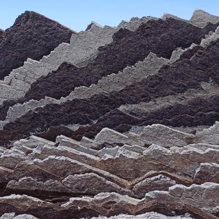 Stylized “mountains” of the Basque Coast