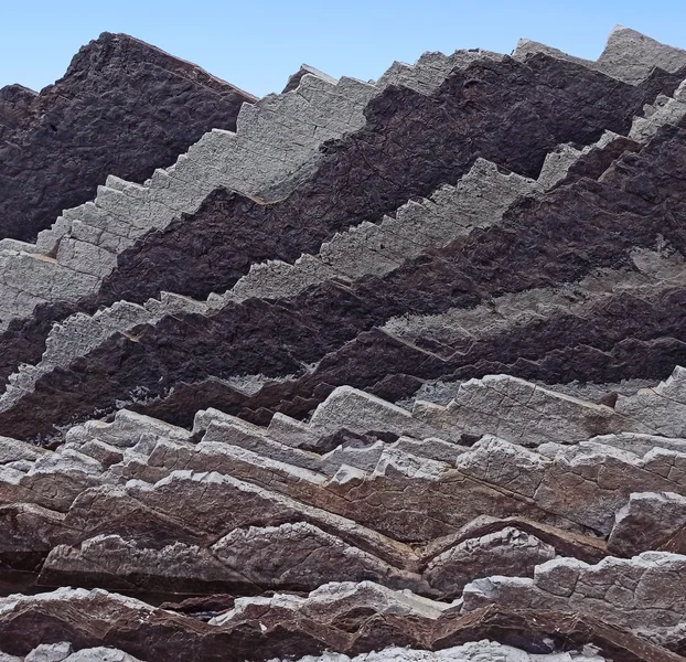 Stylized “mountains” of the Basque Coast