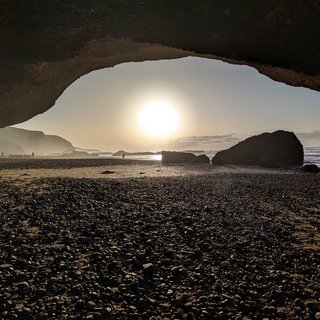Through the arches in Morocco