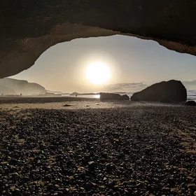 Through the arches in Morocco
