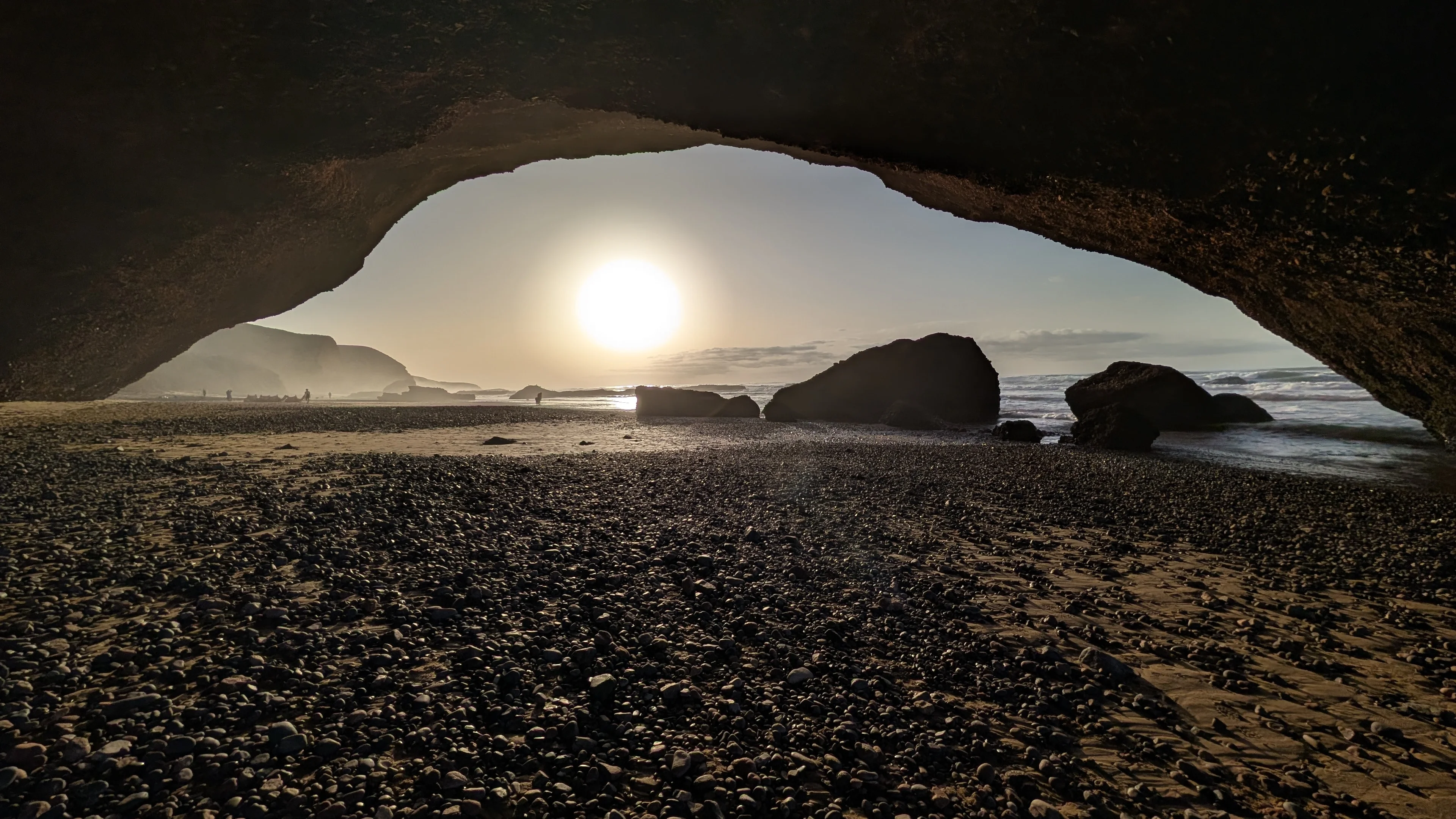 Through the arches in Morocco