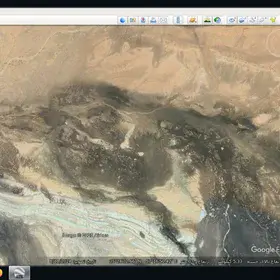 Attractions of the Iranian desert from space