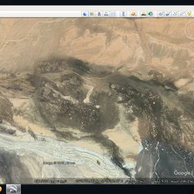 Attractions of the Iranian desert from space